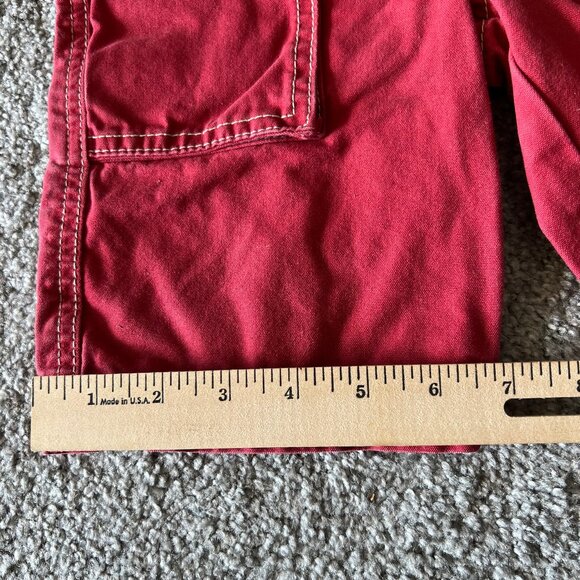 Mini boden shorts boys 4 red cargo casual summer classic preppy vacation school - Picture 13 of 13